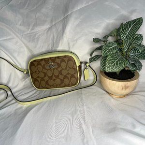 Coach MINI JAMIE CAMERA BAG IN SIGNATURE CANVAS